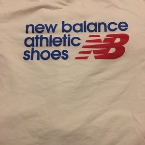 Crisp White New Balance T shirt XL